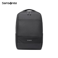 PLUS会员：Samsonite 新秀丽 CAPER系列 14英寸双肩电脑包 TX6*001 黑色