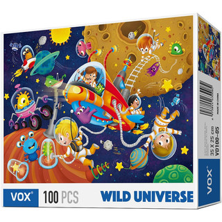 VOX 儿童拼图玩具100片宇宙大冒险幼儿认知拼图VD100-05新年礼物
