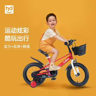 小龙哈彼 LB1450-U014R 儿童自行车 14寸 红色