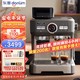 donlim 东菱 咖啡机 咖啡机家用 意式半自动 双锅炉双水泵 研磨一体  蒸汽打奶泡 DL-5700D（钛金灰）