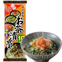 ohmoriya 大森屋 进口 日式鲑鱼茶泡饭拌饭料10小袋50g 鲑鱼/芜菁/海苔/梅子4口味