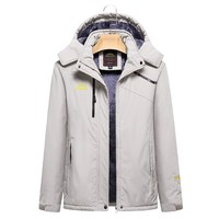 oyy 男女冲锋衣夹克情侣款潮冬季加绒加厚防水风衣