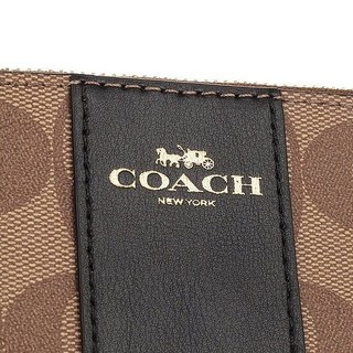 COACH 蔻驰 女士手拿包 F58035 IMCBI 卡其黑色