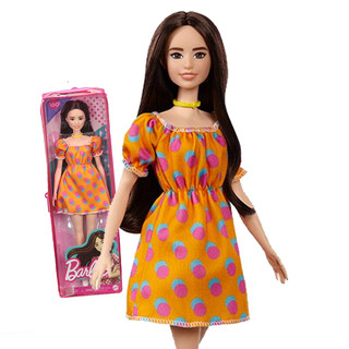 BARBIE 芭比泳装 芭比（Barbie）小公主洋娃娃换装娃娃女孩过家家玩具娃娃玩具-芭比娃娃时尚达人之甜美波点少女GRB52