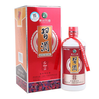 XIJIU 习酒 贵州习酒 习酒 红习酒 53度 2021年 酱香型白酒 送礼喜宴 500ml*6瓶 整箱装