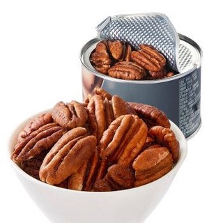 Naked Nuts 小心机 十 原味碧根果仁140g 免剥无壳罐装