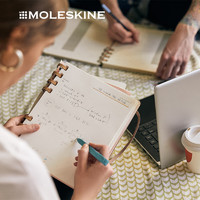 MOLESKINE 意大利MOLESKINE 2023年12个月Spiral系列硬面周计划/月计划混合螺旋式日程本学习笔记本子计划本