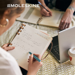 MOLESKINE 魔力斯奇那 意大利MOLESKINE 2023年12个月Spiral系列硬面周计划/月计划混合螺旋式日程本学习笔记本子计划本