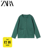 ZARA 折扣季 女婴男婴幼童 圆领长袖针织开衫 3336120 504