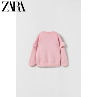 ZARA 折扣季 女婴幼童 叠层装饰针织衫 3336015 620