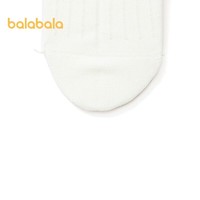 巴拉巴拉 宝宝袜子儿童棉袜男女童春透气保暖舒适中筒袜5双装 白红色调00416 140cm