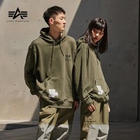 ALPHA INDUSTRIES x FINGERCROXX 联乘系列 饰logo连帽卫衣 9011LXH