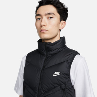 NIKE 耐克 STORM-FIT WINDRUNNER 男子运动羽绒夹克 DV1136-010 黑色/帆白 M