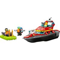 LEGO 樂高 積木玩具 城市系列 60373 消防救援艇 5歲+ 520情人節禮物 擺件