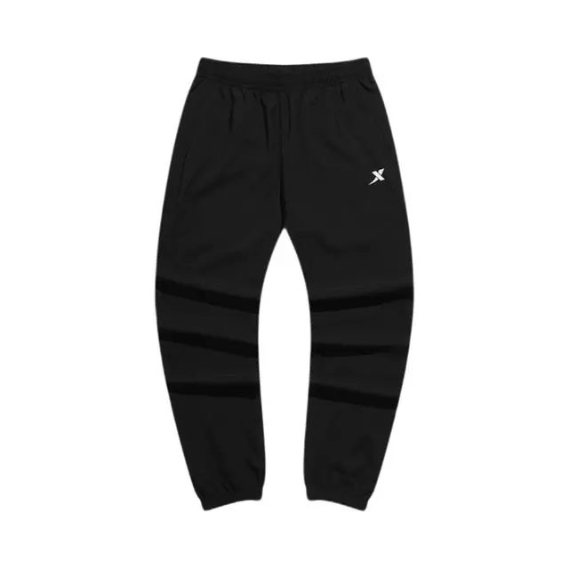 XTEP 特步 男子运动长裤 879329980295 黑色 S