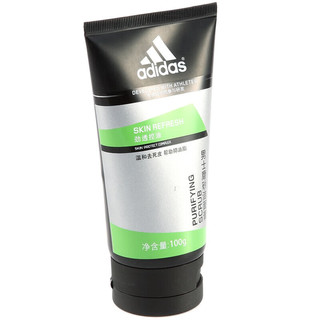 adidas 阿迪达斯 男士磨砂洁面膏 劲透控油 100g