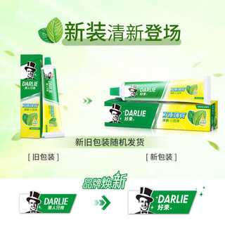 DARLIE 好来 原黑人)双重薄荷牙膏120g新口气含氟防蛀