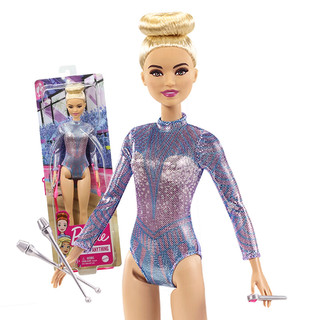 BARBIE 芭比泳装 芭比Barbie 芭比的职业 女孩玩具娃娃玩具 芭比体操运动达人 GTN65