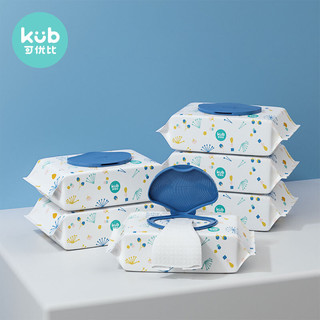 kub 可优比 婴儿清新鲜活湿巾 80抽*6包