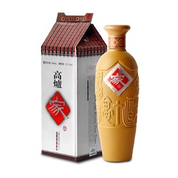 Gao Lu Jia 高炉家 普家 52度500ml单瓶装 绵柔浓香型白酒 年货节送礼 双轮发酵