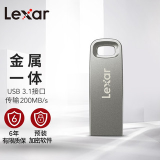 Lexar 雷克沙 128G优盘车载U盘手机电脑两用正品固态级汽车高速迷你 M45