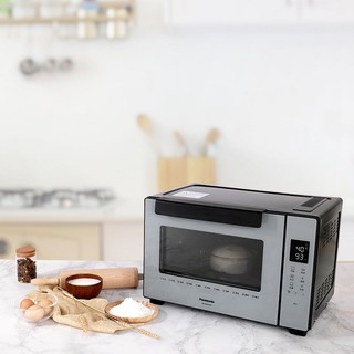 Panasonic 松下 WMH3260电烤箱家用烘焙多功能全自动大容量32L烤箱官方旗舰店（灰色）