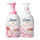 88VIP：Dove 多芬 泡泡沐浴露套装（白桃+樱花）400ml*2