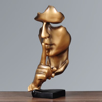 CADANI 卡达尼 简约现代沉默是金创意客厅酒柜装饰摆件北欧雕塑办公室家居艺术品