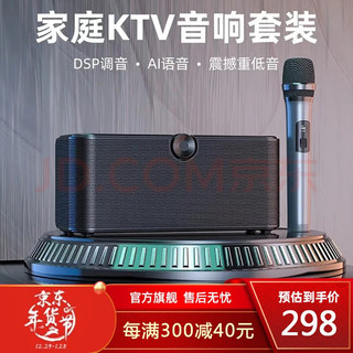 SANSUI 山水 T13家庭影院家庭KTV套装立体环绕声无线蓝牙音箱卡拉OK电视音响K歌带低音炮