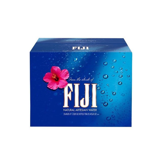 fiji 斐泉 斐济原装进口 斐泉（FIJI Water） 天然矿泉水1L*12瓶 整箱