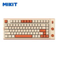 MIKIT T80-榛果可可 机械键盘 无线三模蓝牙键盘 适配iPad手机笔记本平板电脑办公键盘 TTC-圣熊猫V2-RGB版