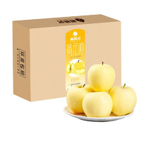 鲜桃记 山东黄元帅苹果5斤装 单果200g 新鲜时令生鲜水果