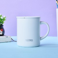 抖音超值购：THERMOS 膳魔师 咖啡杯 马克杯 办公居家 隔热防烫 白色 超值购