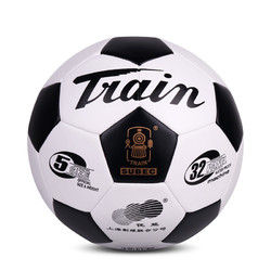 Train 火车 头 专业机缝5号 经典黑白足球 SX-WB32 五号足球 训练足球