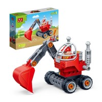 抖音超值购：BanBao 邦宝 拧拧乐大颗粒积木儿童玩具拧螺丝工程车挖掘机9709