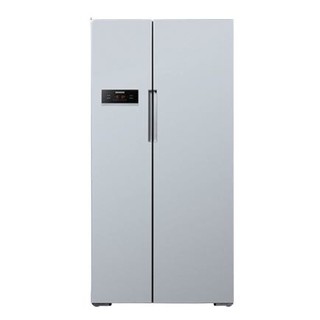 SIEMENS 西门子 610升变频风冷无霜对开门双开门家用冰箱 超大容量  银色 以旧换新 BCD-610W(KA92NV60TI)
