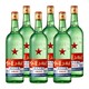88VIP：红星 绿瓶 1680 二锅头 清香纯正 56%vol 清香型白酒 750ml*6整箱