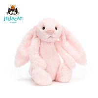 jELLYCAT 邦尼兔 英国jELLYCAT害羞粉色邦尼兔子毛绒安抚玩具可爱公仔抱枕生日礼物