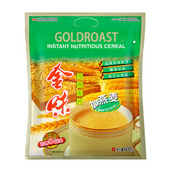 GOLDROAST 金味 冲饮麦片加燕麦营养麦片600g*1袋早餐即食代餐