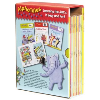 AlphaTales Box Set: A Set of 26 Irresistible Animal Storybooks 套装：26个字母动物故事