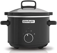 CROCK-POT CSC038X 煎炒慢炖锅 带铰链盖 原装 慢炖锅 4.5 升 保暖功能 铰链盖 白色