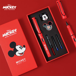 Disney 迪士尼 米奇钢笔新年礼盒套装 EF尖 0.38mm