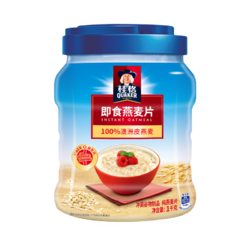 QUAKER 桂格 原味 即食纯燕麦片 1000g