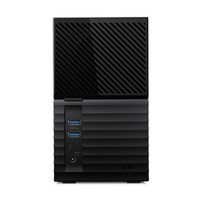 Western Digital 西部数据 my book duo系列 WDBFBE0160JBK Type-C移动机械硬盘 16TB USB3.0