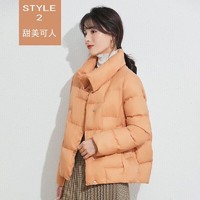 PLUS会员：La Chapelle 女士立领羽绒服 LX-YRF0080