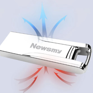 Newsmy 纽曼 V23 USB 2.0 U盘 尊贵金 8GB USB-A