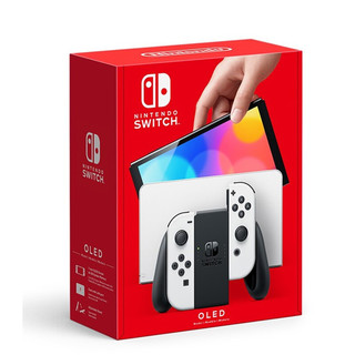 Switch OLED 日版 游戏机主机白色64GB+塞尔达+奥德赛