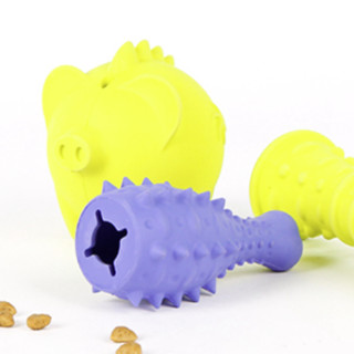 SUPER 休普 橡胶猪漏食玩具 狗玩具