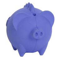 SUPER 休普 橡胶猪漏食玩具 狗玩具 蓝色 7*9cm