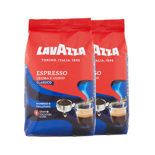 LAVAZZA 拉瓦萨 意大利 深度烘焙 浓缩奶香咖啡豆